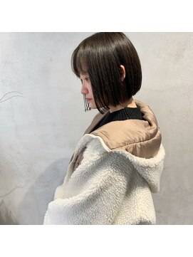 ミント(mint) 透明感グレー＆簡単時短セットなボブ