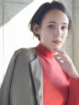 エムクランメイクス 原宿 表参道(m.clan MAKE'S)&nbsp;毛先パーマ ことりベージュ マニッシュショート フレンチボブ