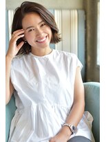 ナナナ パレナ 大津膳所店(nanana parena) 大人かわいいアップバング×外はねスタイル♪