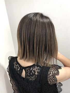 フォーク(FOLK) KASUMI 外国人風グラデーション×切りっぱなし　【FOLK 恵比寿】