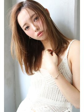 ロゼ 新大宮(ROSE) 【ROSE/新大宮】かきあげ前髪/艶カラー/セミディ