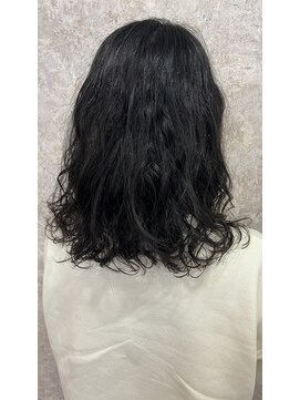 シュガービー(SUGAR-B) 【SUGAR-B】デジタルパーマでスタイリング楽ちん黒髪ウェーブ