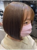 【Bianca】　質感に感動☆乾かすだけでOKなガーリーボブ