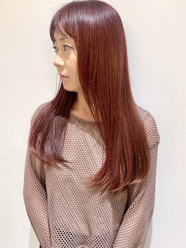 フォーク FOLK 【FOLK】小顔 外ハネ 波巻き 横髪 ダークアッシュ ベージュ♪