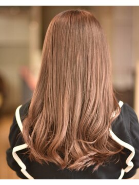 ヘア ウィズウォーター HairWithWater ベージュ×ほんのりパープル　愛されハイトーンカラー