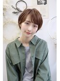 前髪カール/ネオシースルーバング/くびれボブ［銀座］