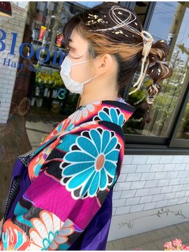 ブルーム(Bloom) 袴の着付け＋ヘアセットBloom【ブルーム/三郷駅】