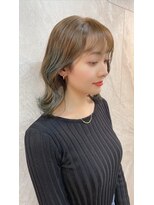 ドゥマン(Demain)&nbsp;小顔似合わせカットくびれヘアアースカラーデザインカラー＊