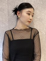 アース 三軒茶屋店(HAIR&MAKE EARTH) 三軒茶屋_レディース_セミロング_ヘアアレンジ_ヘアセット_小顔