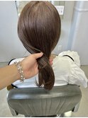ブリーチなしベージュ