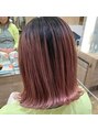 アミ 三宮店(amie) ピンクバレイヤージュ3回以上