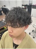 メンズ 波巻きパーマ
