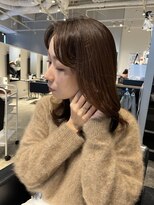 ヘアーエスクールシーユー 枚方T-SITE店(hair S.COEUR×Cu) くびれミディアムスタイル/韓国ヘア