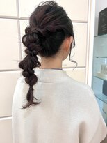 コワファースト  させぼ五番街店(COIFF1RST)&nbsp;お洒落ポニーアレンジ☆