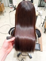 エクファ ヘアエステアンドスパ(ex-fa hair esthe&spa) 黒髪/グレーベージュ/レイヤーロング/酸性ストレート/髪質改善