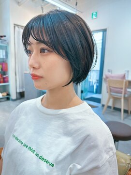 シビバイレボ(CIBI by revo) 地毛風カラー/ナチュラルレイヤーカット/ショートボブ[船橋]