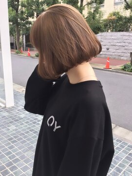 シティーバイローウェ 表参道(City/louwe) ミルクティー×ボブ