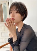 絶壁解消/大人可愛い/ひし形/小顔/30代40代◎ショートボブN