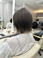 サンド 鹿児島中央(sand)&nbsp;@ayumi.sand ぱつっとだけど重くないbob オリーブベージュ