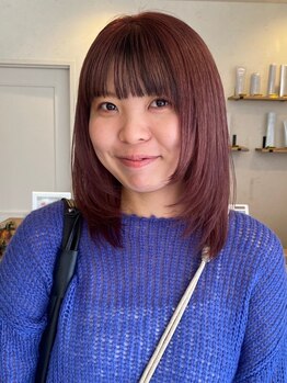 アンレッグス(ann LEGS)の写真/【似合わせうる艶カラー】透明感あふれる仕上がりを実現☆あなたの魅力を最大限に引き出すカラーをご提案♪