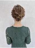 結婚式ヘアセット