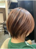 ショートのグラデーションスタイル