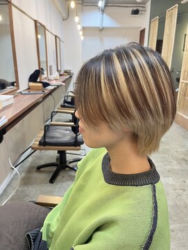 フランク 伊丹店(i's FRUNC) 【インナーカラー アンブレラカラー 】ブロンド×ブラウン