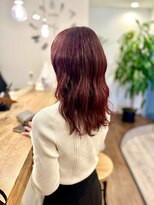 クッキー ヘアーアンドメイク(COOKIE Hair&Make)&nbsp;【COOKIE】ピンクバイオレット×ゆるウェーブ