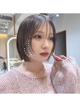 サンド 名古屋(sand) 切りっぱなしボブ/縮毛矯正/髪質改善/レイヤーショートボブ