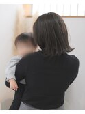【sui hair studio 富塚町】オリーブベージュ『お子様連れ♪』
