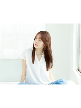髪質改善×透明感プレミアムカラー◇艶髪を叶える柔らかな質感で感動の仕上がりに♪新宿駅/髪質改善カラー