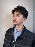 スパイキーショートニュアンスパーマスペインカールメンズ北千住