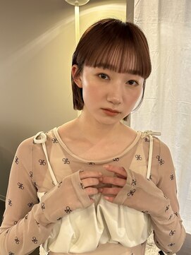 ニモ(NIMO.) ボブワイドバングブラウンココアブラウン