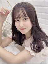 リルミー ミュエナ 大須 矢場町(Lilme myuena)&nbsp;小顔になれるシースルー前髪×ラベンダーチョコレート＊ひめの＊