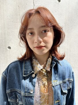 レジュアル(RESSUAL) くびれヘアアプリコットオレンジカラー