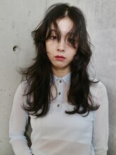 クリーム(CREAM) ドライ質感が可愛い☆レイヤーパーマロングヘア