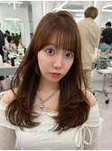 韓国スタイル/ナチュラルくびれへア_くびれ巻き_レイヤーカット