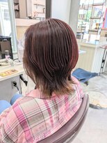 アヤラ オーガニックアンドスパ 東船橋店(AYALA)&nbsp;【中村のぞみ】ウルフレイヤー×インナーベージュ×レッド