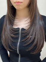 ランプ 柏(Lamp)&nbsp;韓国風フェイスレイヤー×艶ストレートロング