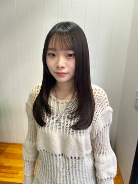 ビューバイネオリーブ 用賀店(Beau'r by neolive) 黒髪クラゲヘアーオリーブグレー小顔ココアベージュ[用賀]