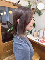 シエン 恵比寿(CIEN)&nbsp;インナーカラー/グレージュカラー/韓国ボブ/ロブ/ミディアムボブ