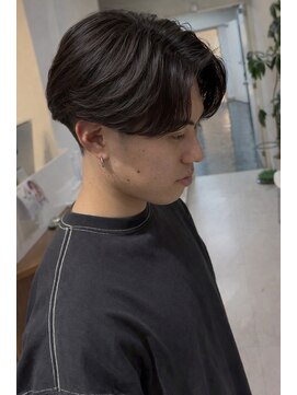 エフコード 難波(F-CODE) 毛流れセンターパート【ニュアンスパーマ】