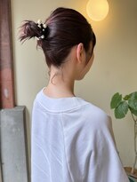 ヒントステーション(HINTSTATION)&nbsp;〈浅草 半個室〉サクッとお団子アレンジ×チェリーブラウン