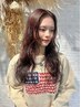 【大通/韓国風】レイヤーカット+艶カラー水Tr