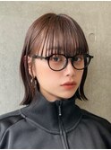 外はねボブミニボブ切りっぱなしボブ大人ボブ