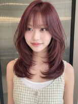 アルス(ars) シースルー前髪:レイヤー30代40代50代くびれひし形シルエット