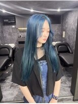 ティグル テンジン(TIGRE tenjin)&nbsp;艶髪]water  blue..