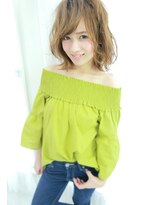 ウノプリール 京橋店(uno pulir) 【unopulir】大人かわいいモーブカラーセミウェットくびれミディ