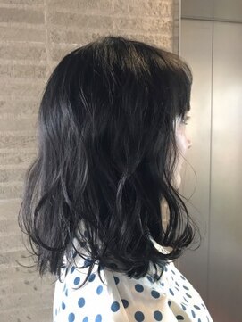 クイントネオリーブ 自由が丘正面口店(quint:neolive) 【自由が丘　quint: neolive】＊黒髪ふんわりミディ＊