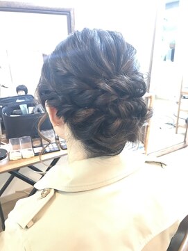 ロカット サロン(Roquat Salon) 大人アップ二次会アレンジ【ヘアメイク　立川南/立川】